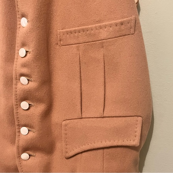 Holt Renfew - Men’s Medium - 100% Wool Vest - Tan - Vintage- Made In England- - Picture 4 of 13